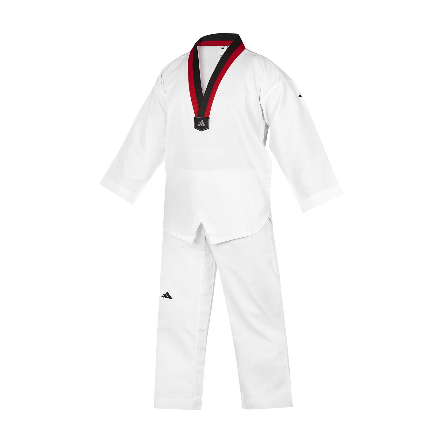adiSTART White/Red-Black TAEKWONDO UNIFORM