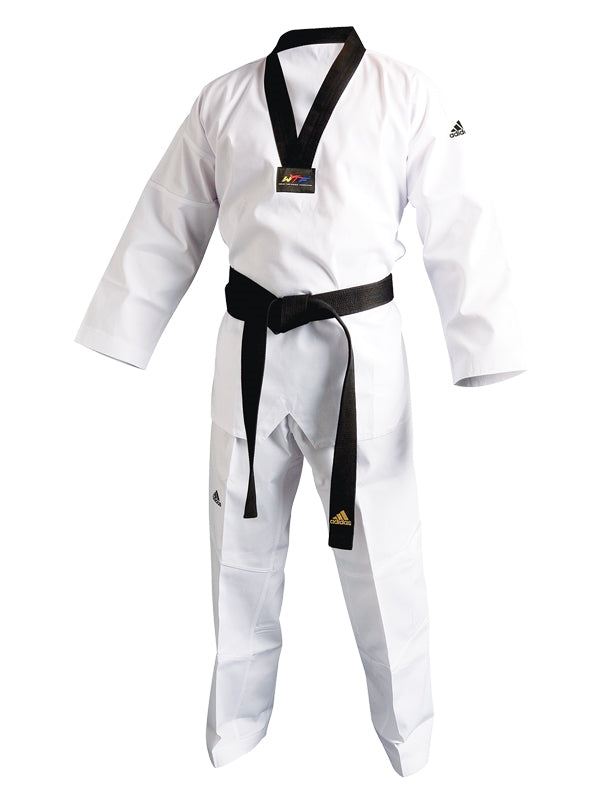 ADI-CLUB White/Black TAEKWONDO UNIFORM