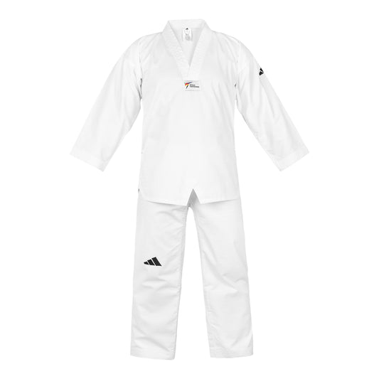 adiSTART White/White TAEKWONDO UNIFORM