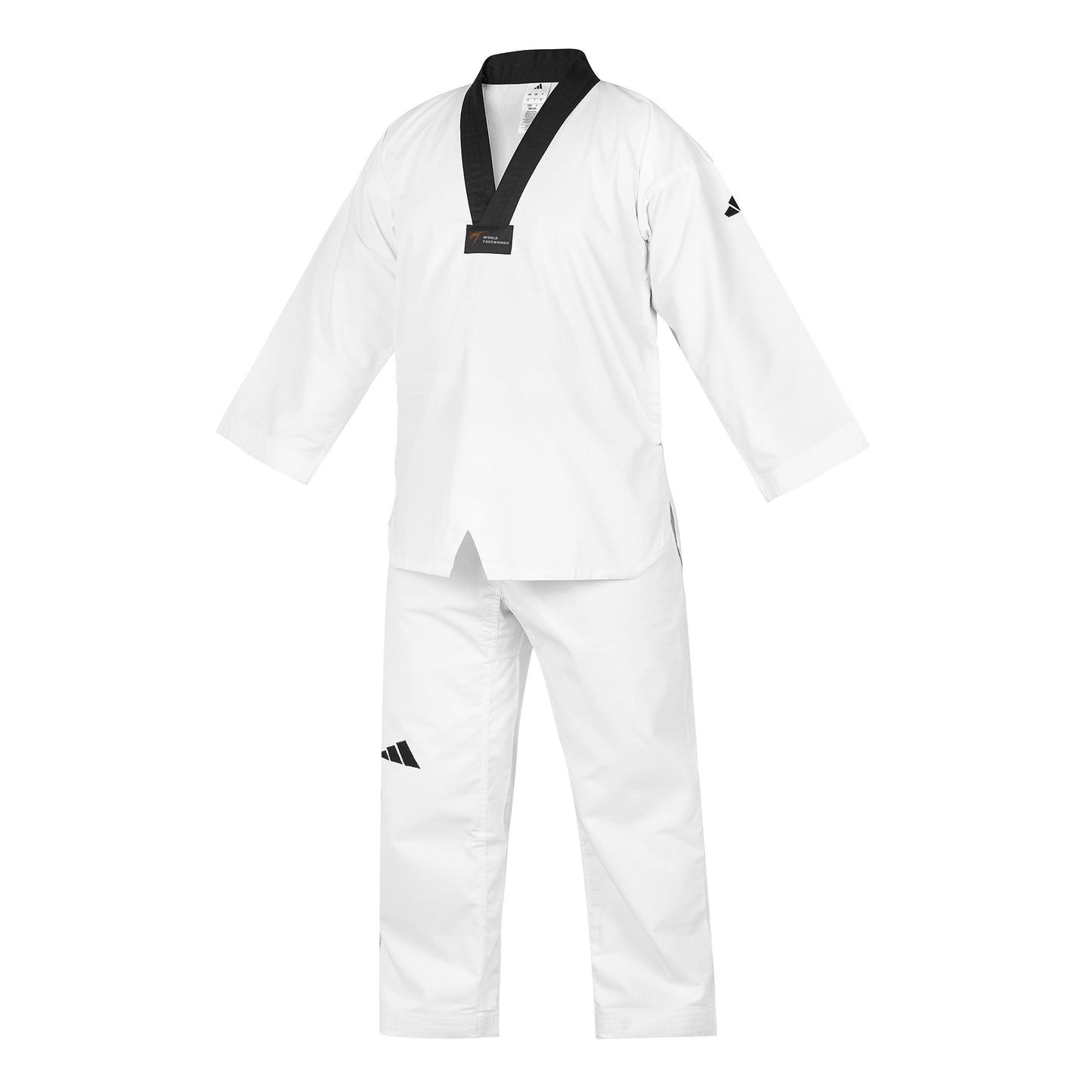 adiSTART White/Black TAEKWONDO UNIFORM
